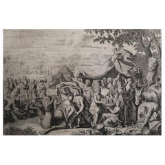 Original Antique Print After Jan Luyken, Amsterdam, Genesis XXXI, 1724