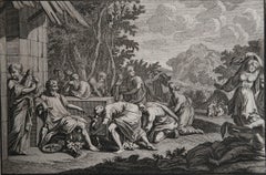 Original Antique Print after Jan Luyken, Amsterdam, Genesis XXXV, 1724