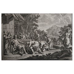 Original Antique Print after Jan Luyken, Amsterdam, Genesis XXXV, 1724