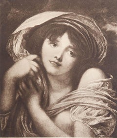 Original Antique Print After Jean-Baptiste Greuze. 1912