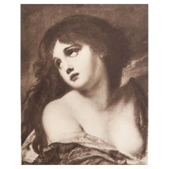 Stampa antica originale dopo Jean-Baptiste Greuze. 1912