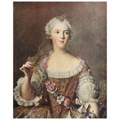 Original Antique Print After Jean Marc Nattier, circa 1920