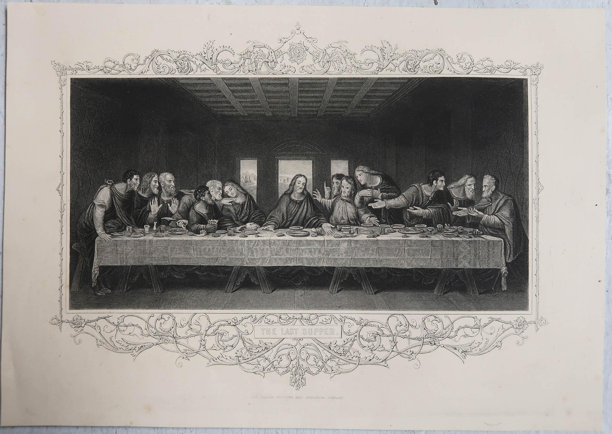 the original picture of the last supper