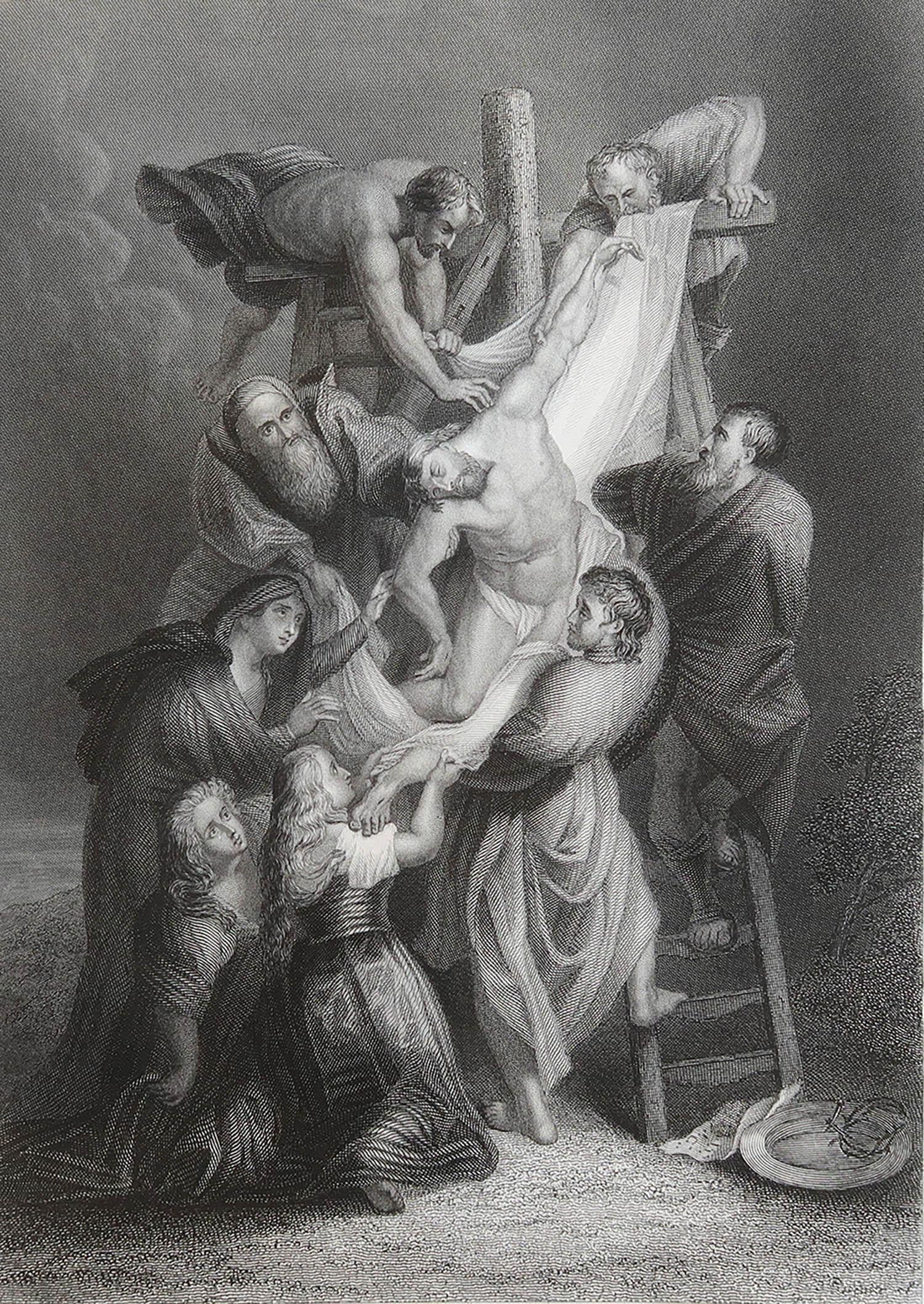 Wonderful image after Rubens

Fine steel engraving. 

Published by Sangster, C.1850

Unframed.

