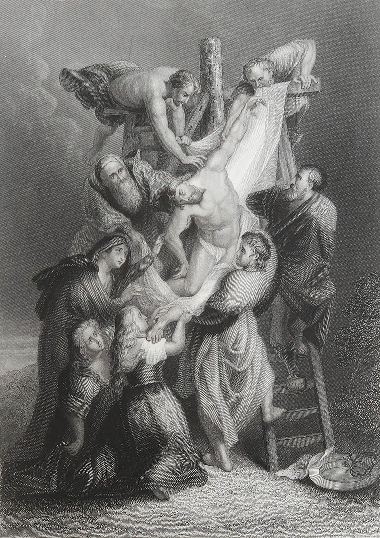 Maravillosa imagen según Rubens

Grabado fino en acero. 

Publicado por Sangster, C.1850

Sin enmarcar.

