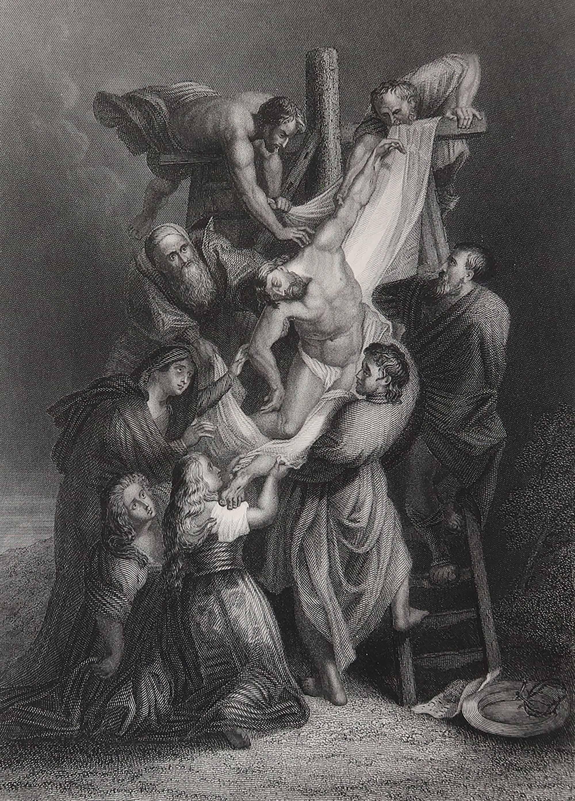 Magnifique image d'après Rubens

Gravure fine sur acier. 

Publié par Sangster, C.C. 1850

Non encadré.

