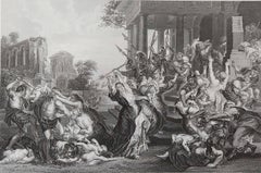 Original Antique Print After Rubens. The Massacre of The Innocents. C.1850