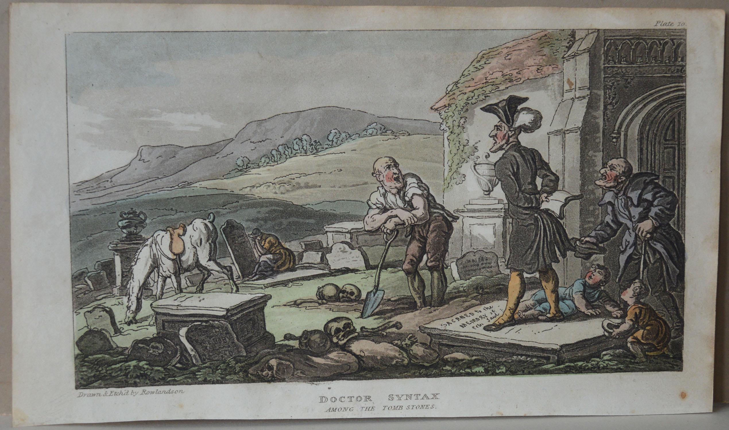 Georgian Original Antique Print after Thomas Rowlandson, 1813