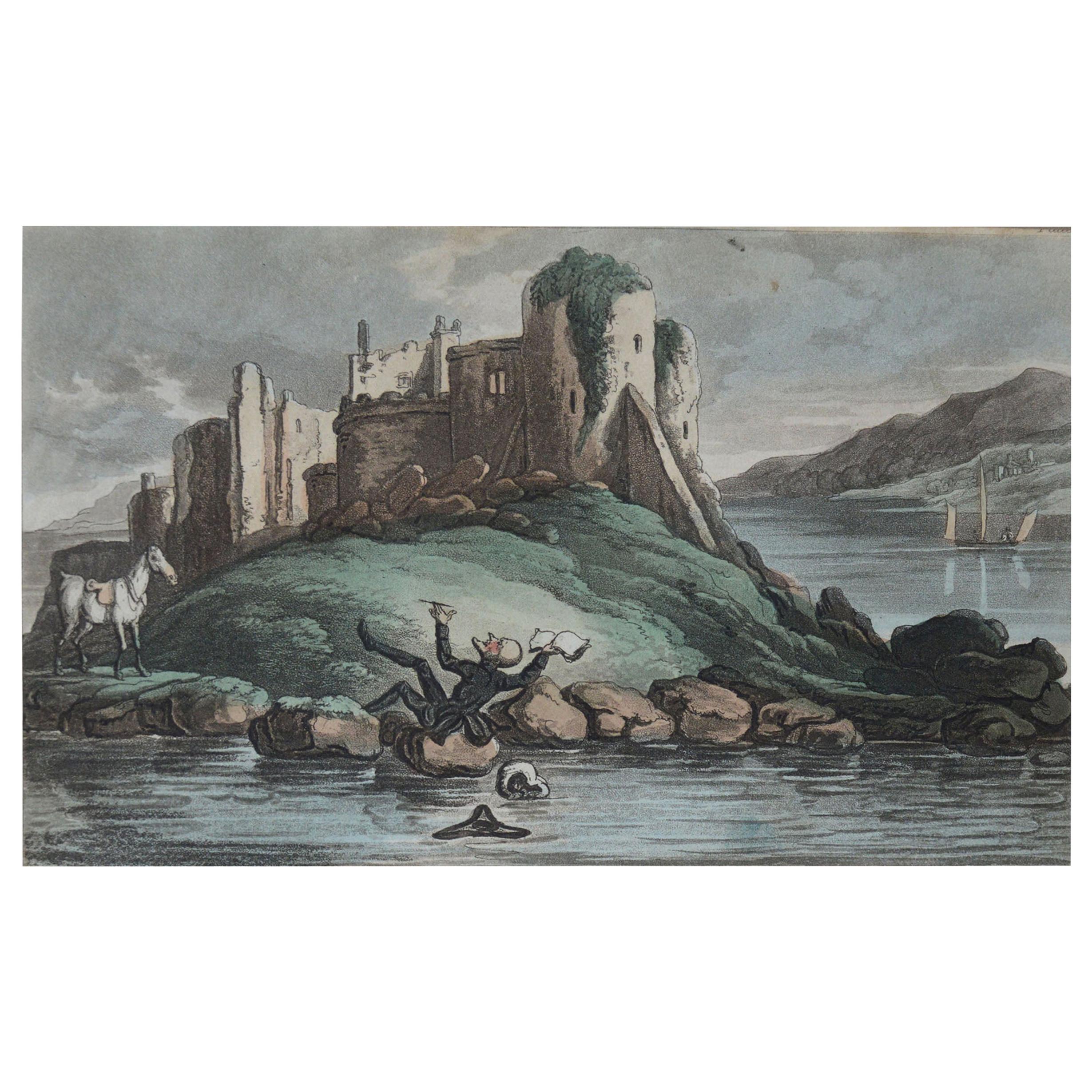 Original Antique Print After Thomas Rowlandson, 1813