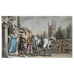 Original Antique Print After Thomas Rowlandson, 1813