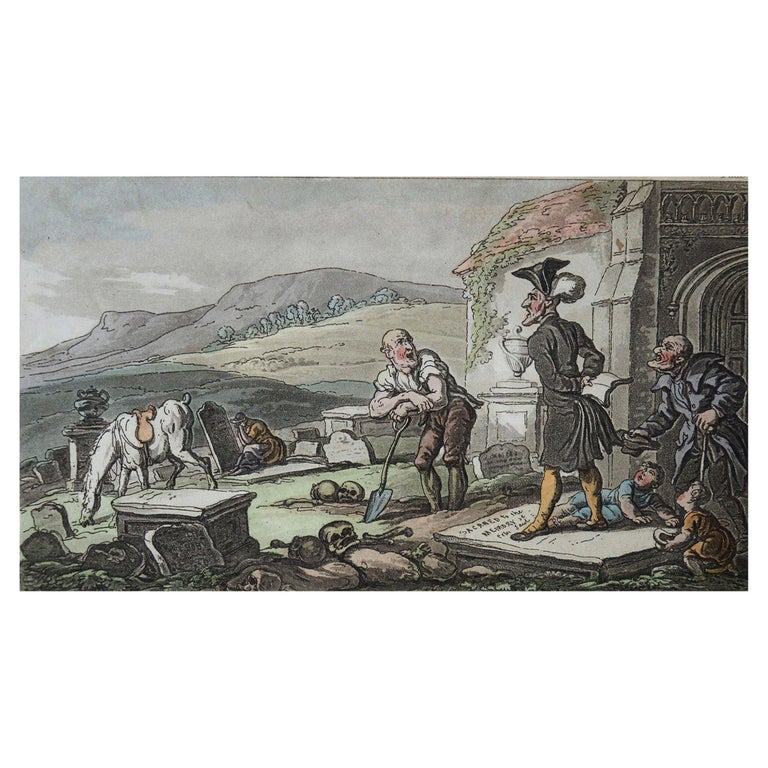 Original Antique Print after Thomas Rowlandson, 1813 For Sale