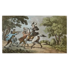 Grabado original antiguo según Thomas Rowlandson, 1813