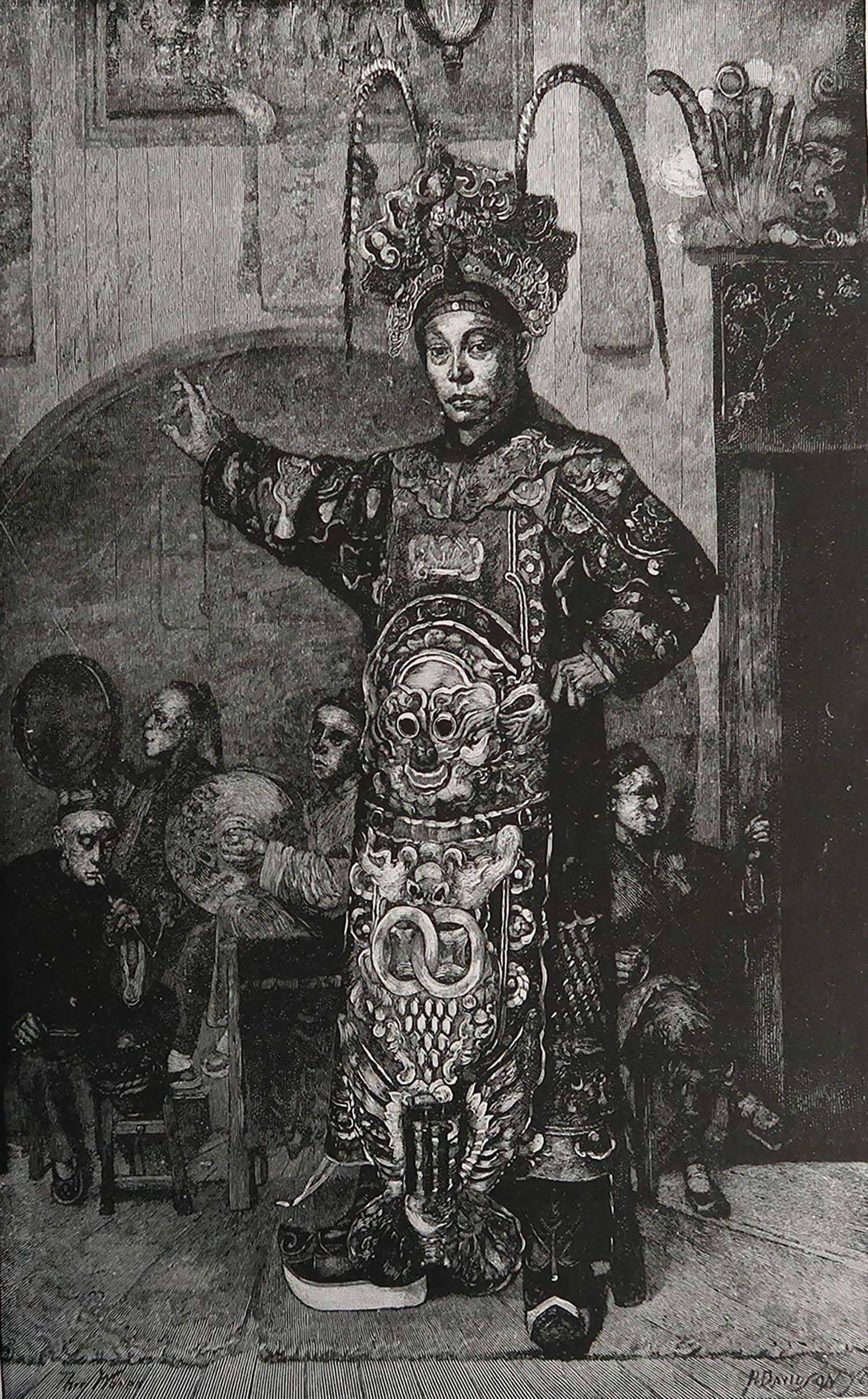 Superbe image d'un acteur chinois dans le théâtre de San Francisco.

Gravure sur bois

Texte au verso

Publié vers 1890



Livraison gratuite.




