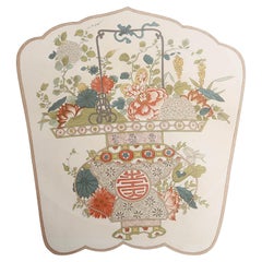 Stampa antica originale di un vaso cinese, 'Dettaglio', Francia, 1860 circa