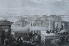 Original Antique Print of Ancient Egypt, After David Roberts, 1840