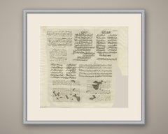 Original Antique Print of Arabic, Persian and Ancient Inscriptions, 1780
