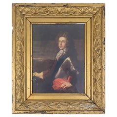 Original Antique Print of Bonnie Prince Charlie in Giltwood Frame