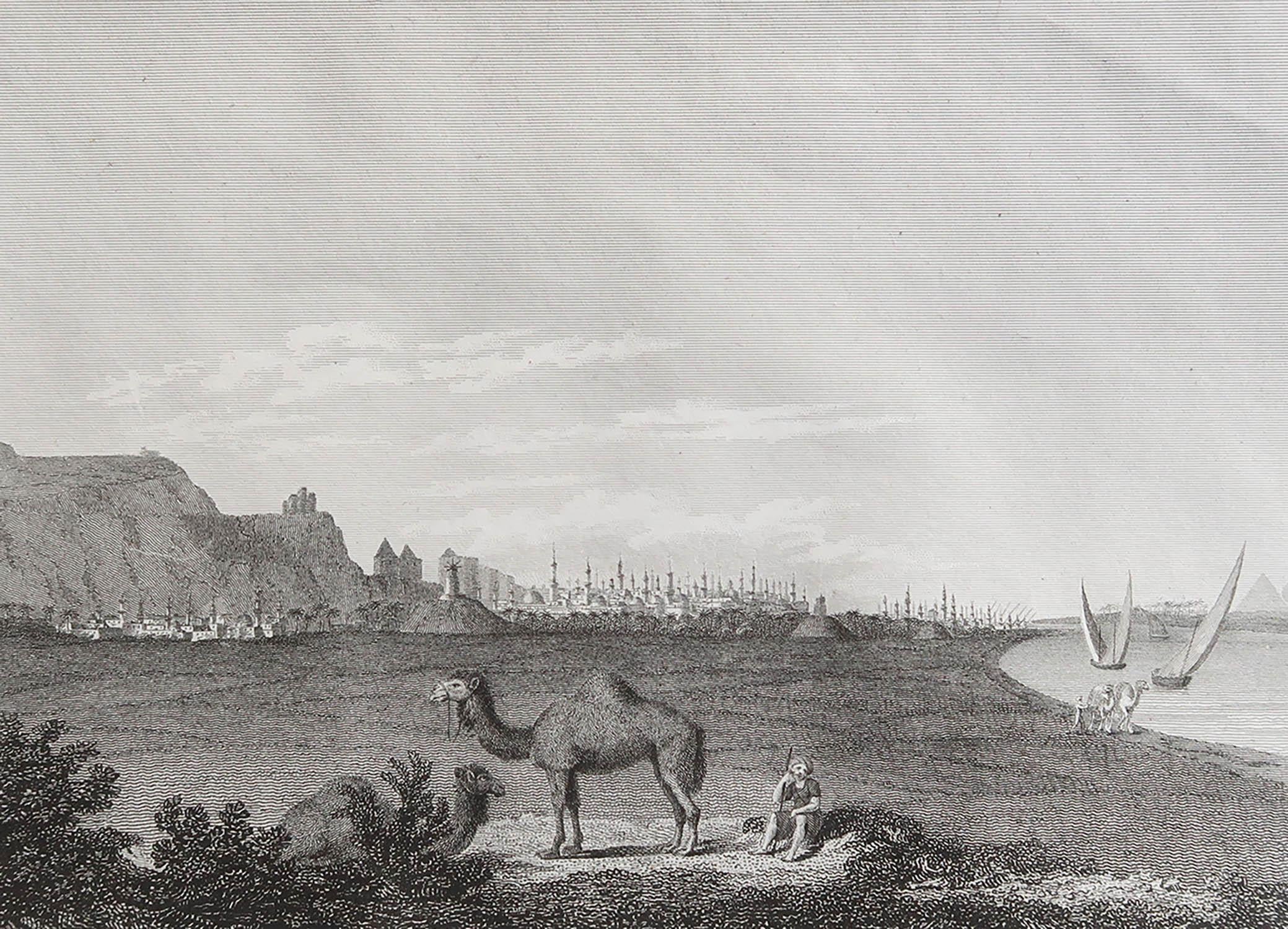 Maravillosa imagen de El Cairo

Grabado fino en cobre

Publicado por Sherwood & Co.

Fechado en 1809

Sin enmarcar.

Envío gratuito

