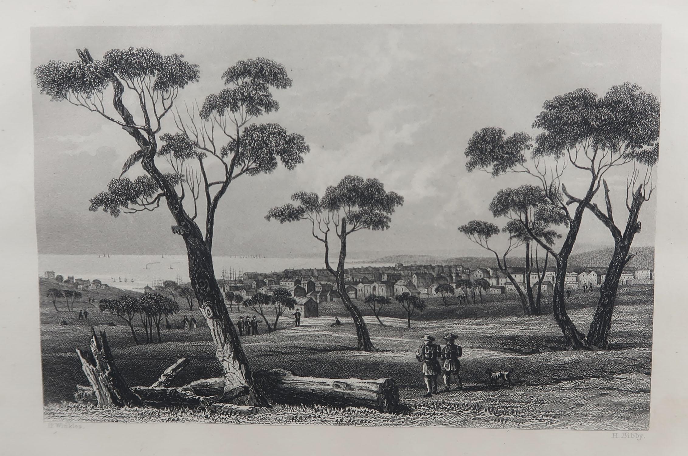 Great print of Geelong

Fine steel engraving

Published, circa 1850

Unframed.
 