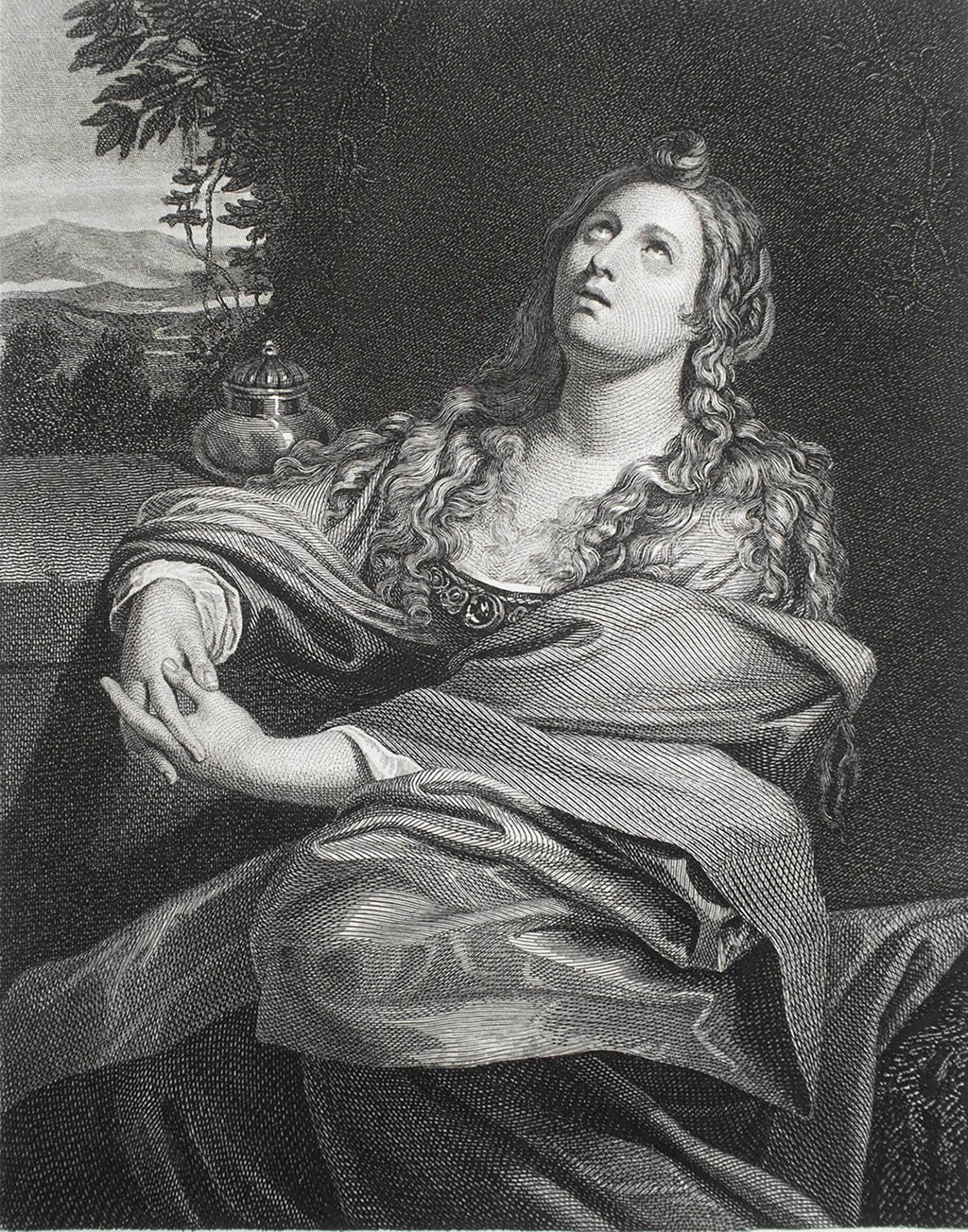 Wonderful image after Domenichino

Fine steel engraving. 

Published by Sangster, London. circa 1850

Unframed.

