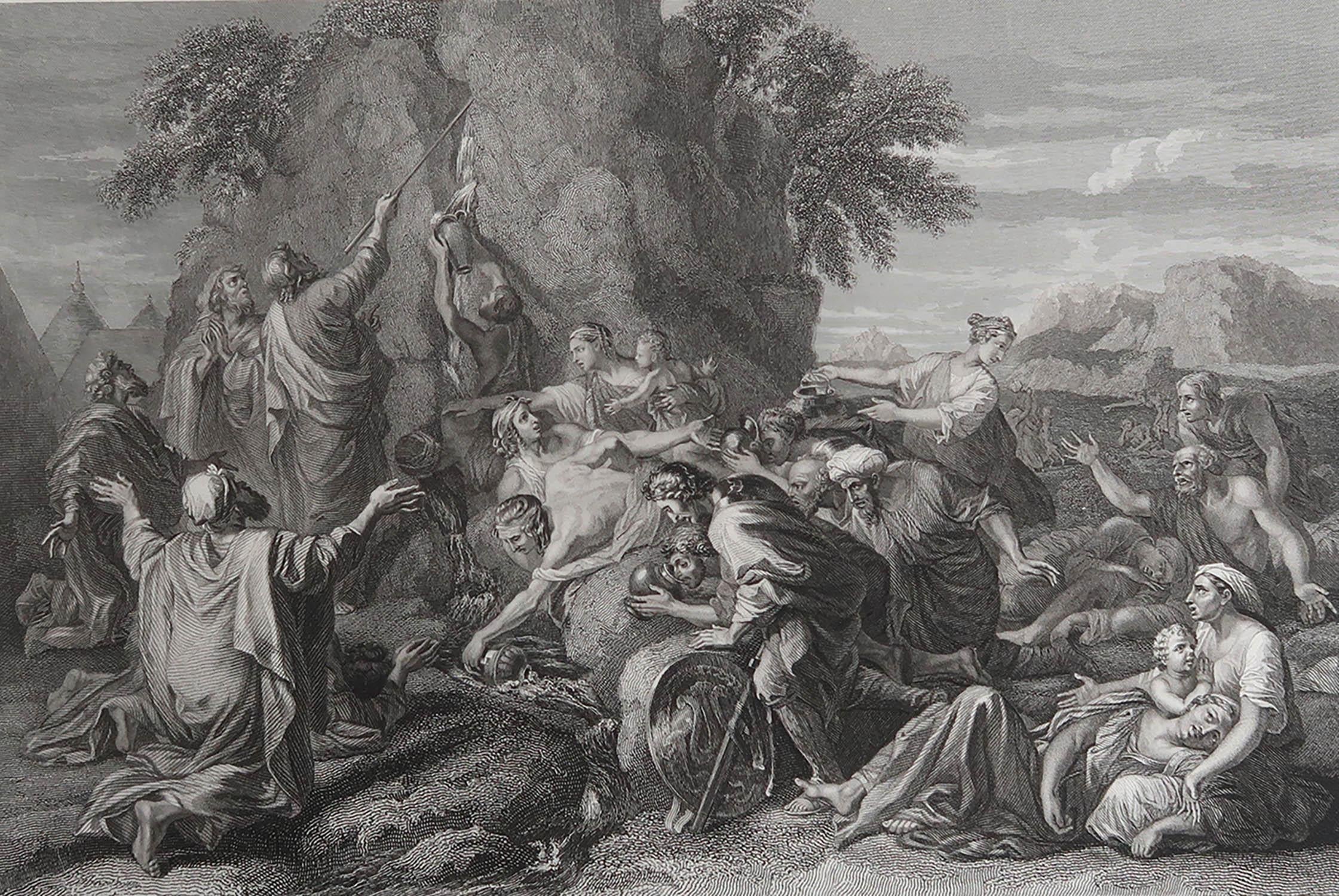 Grande immagine dopo Nicolas Poussin

Incisione fine in acciaio

Pubblicato nel 1850 circa

Senza cornice.

Spedizione gratuita