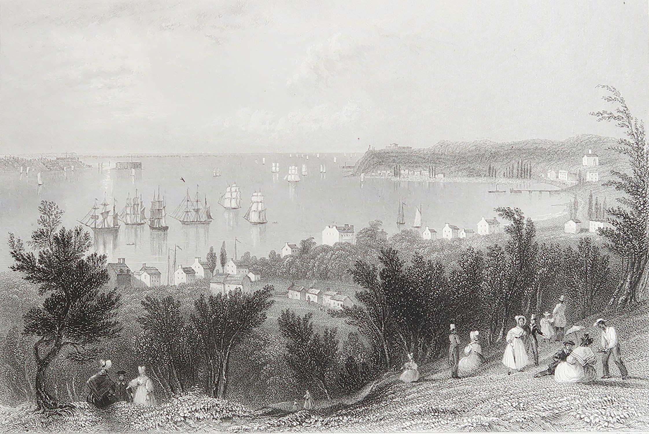 Gran impresión de la ciudad de Nueva York

Grabado en acero según W. H. Bartlett

Publicado por Virtue 1837

Sin enmarcar.

La medida es el tamaño del papel.

Envío gratuito
 