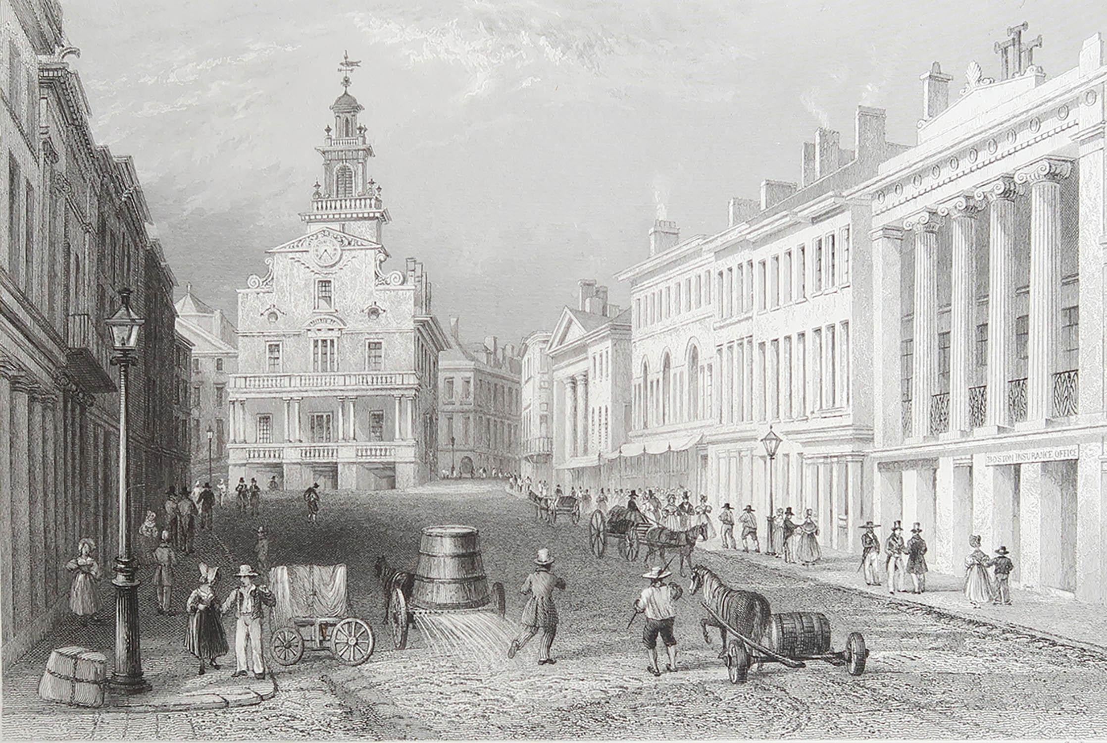 Grande stampa di State Street

Incisione su acciaio dopo W. H. Bartlett

Pubblicato da Virtue 1837

Senza cornice.

La misura è il formato della carta.

Spedizione gratuita
 