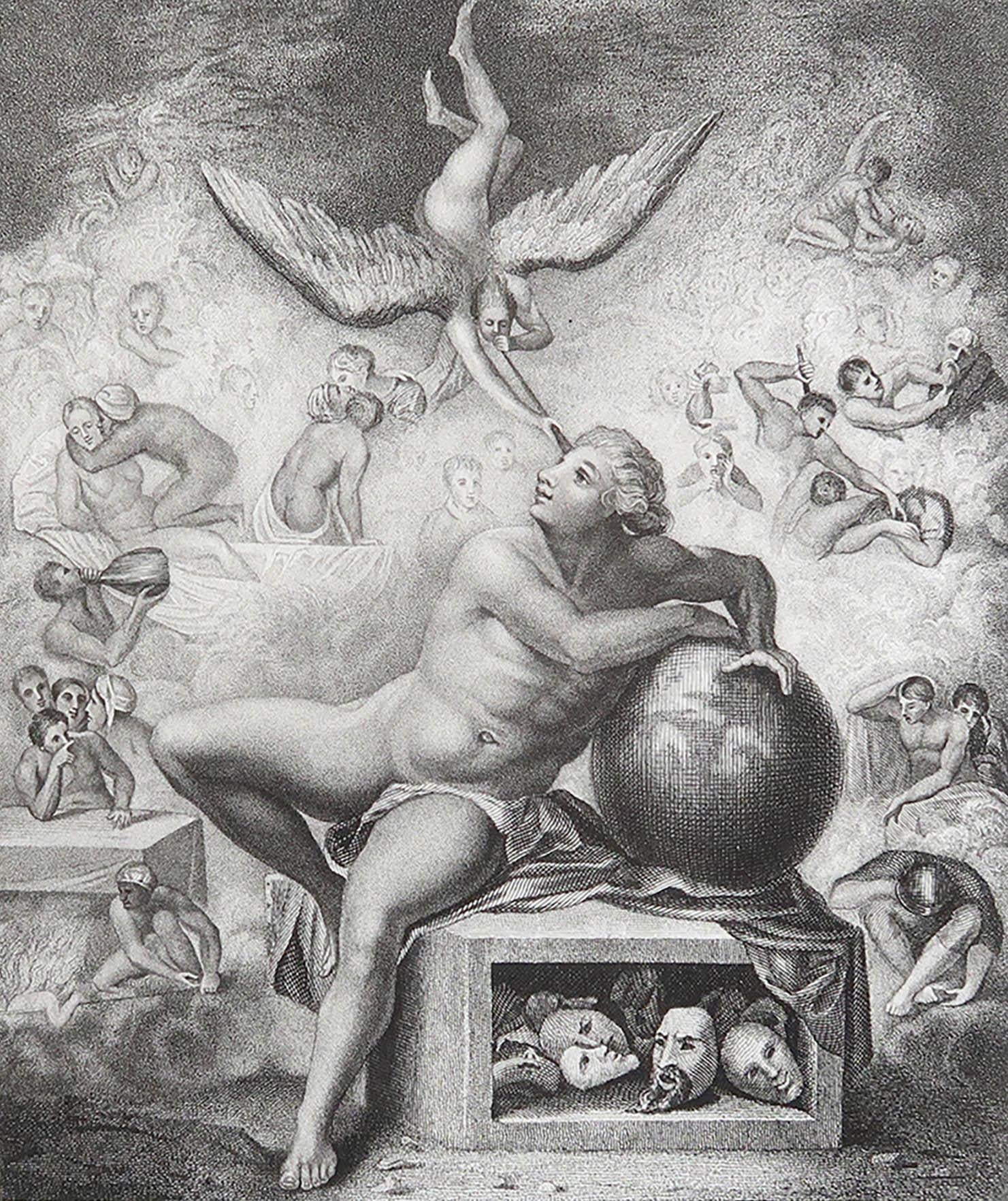 Wonderful image after Michelangelo

Fine Steel engraving. 

Published by Jones & Co. C.1850

Unframed.

