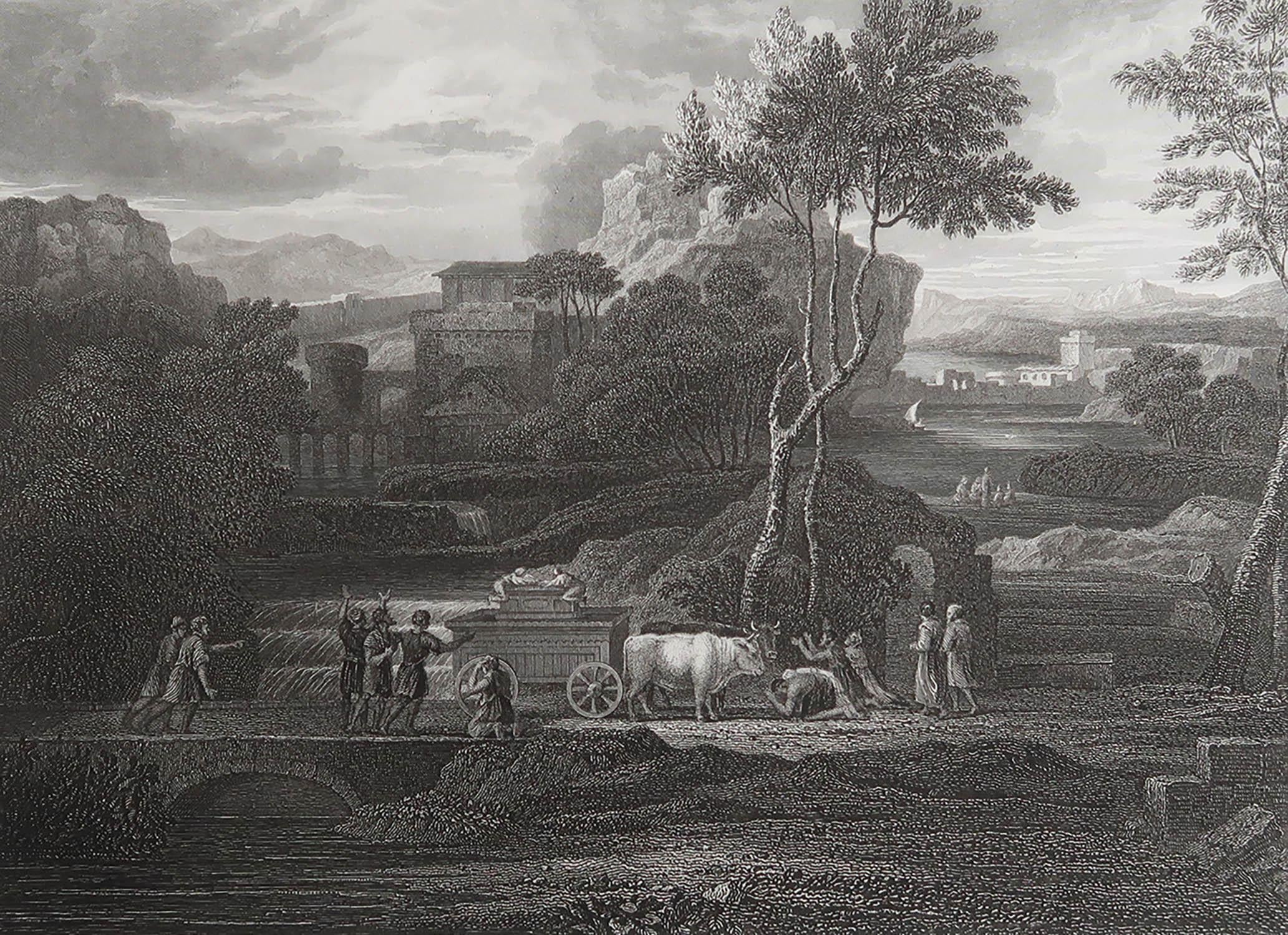 Grande immagine dopo Sebastien Bourdon

Incisione fine in acciaio

Pubblicato nel 1850 circa

Senza cornice.

Spedizione gratuita