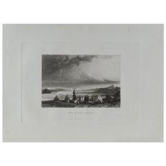 Original Antique Print of the River Lindsay, Canada, Dated 1834