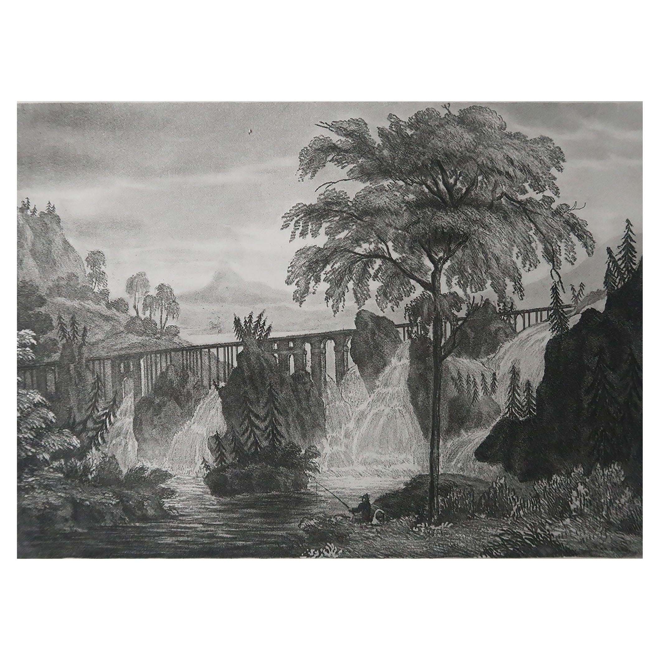 Impression ancienne originale - The Road of Pillars, Chine, C.1820 en vente