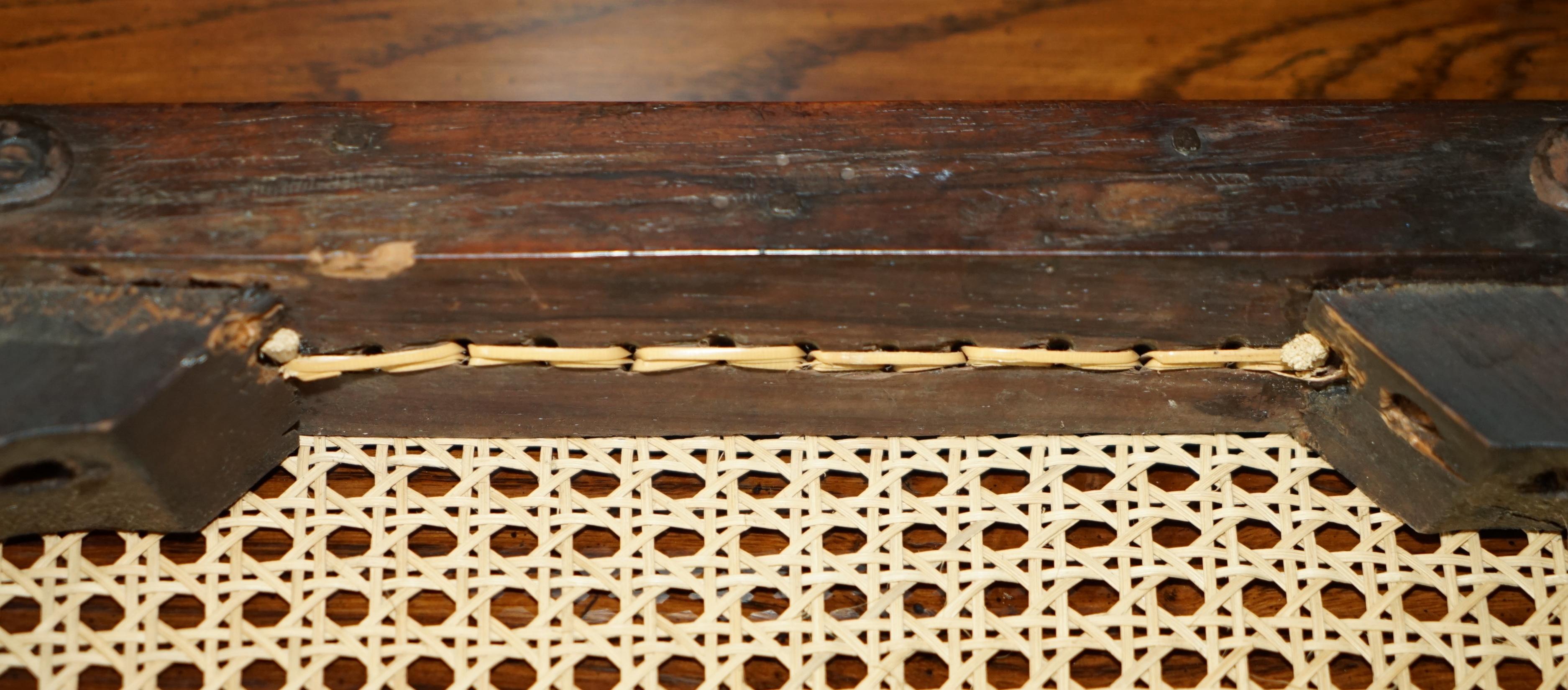 ORiGINALE ANTICO REGENCY CIR 1810 PORCELLANA IN LEGNO DURO SEDIA TORNATA BOBBIN in vendita 11