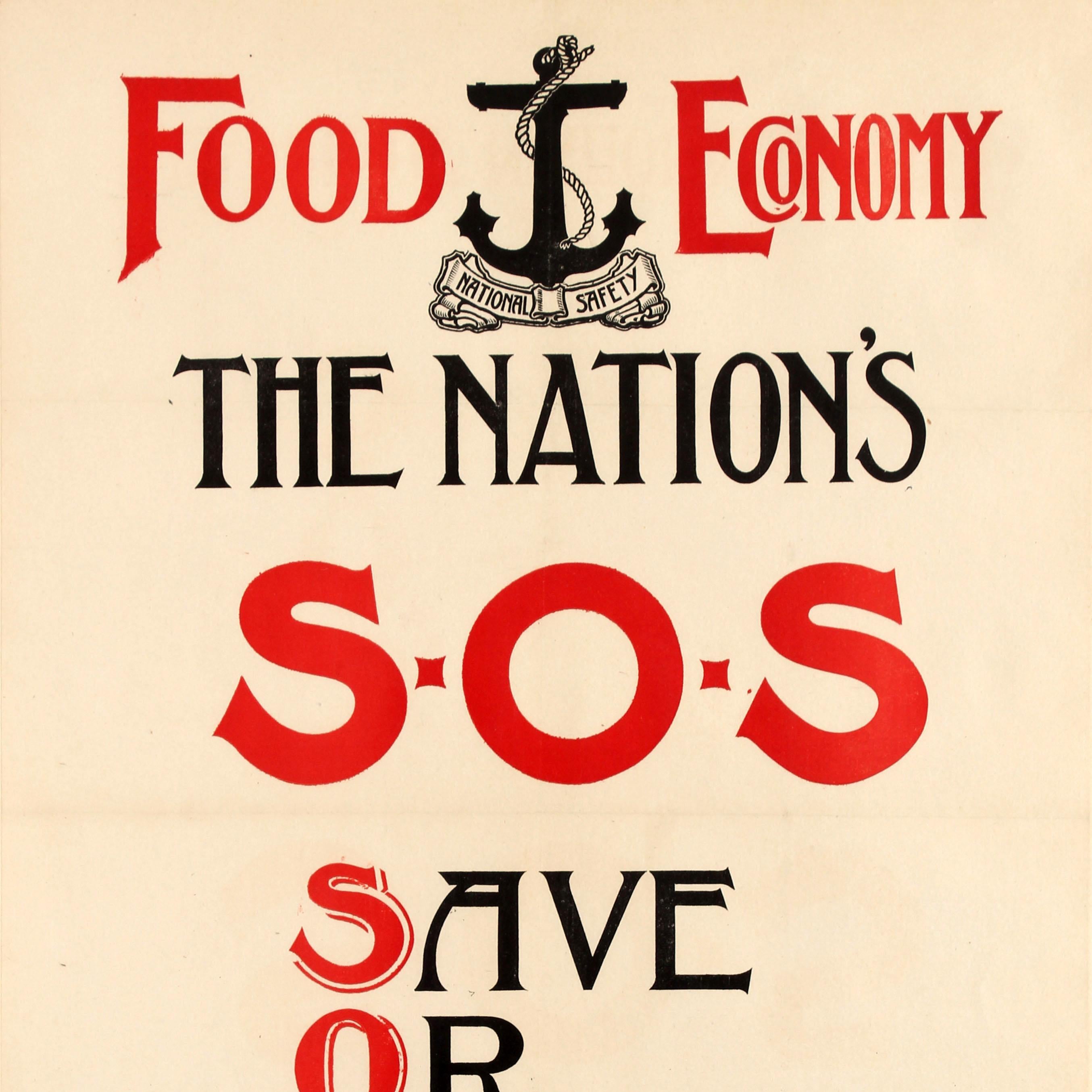 ww1 propaganda posters about food