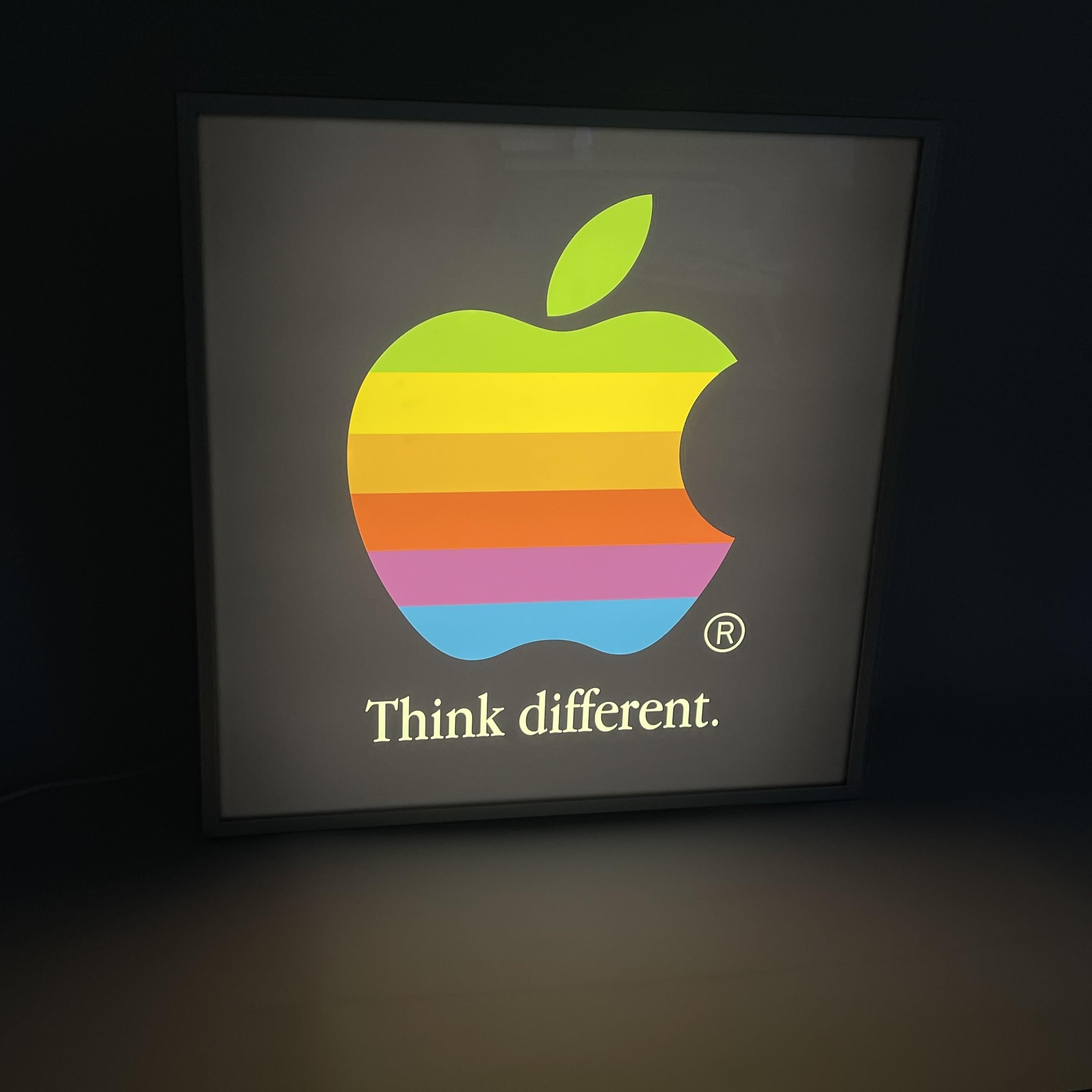 Post-Modern original Apple neon sign 
