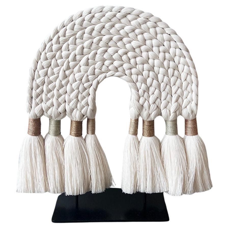 Original Arch Sculpture by Caralarga - Raw Cotton Space Jewelry