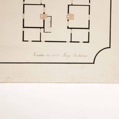 Original Architectural Drawing from Sweden, 1911