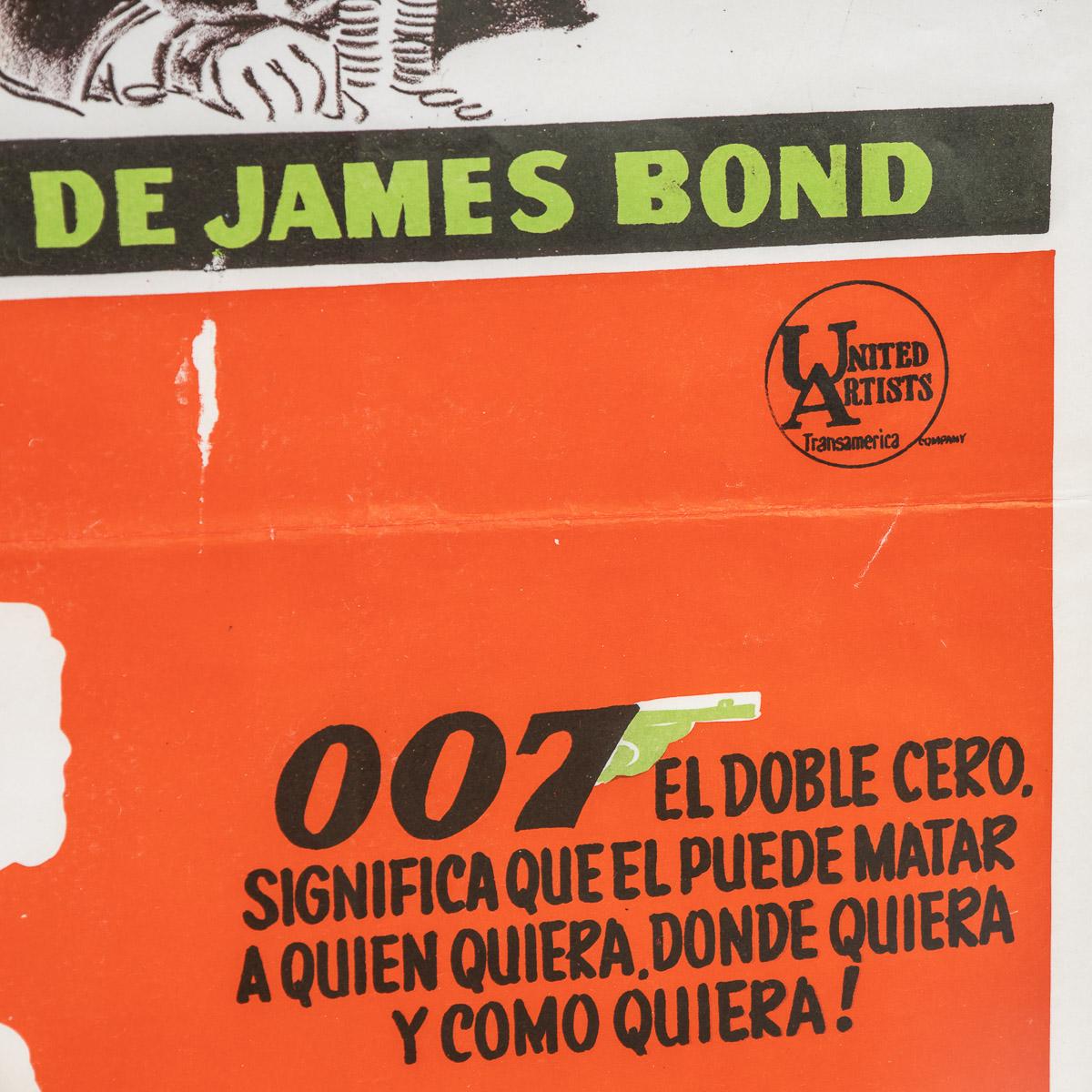 Original Argentinian Release James Bond 007 Dr. NO, c.1962 2