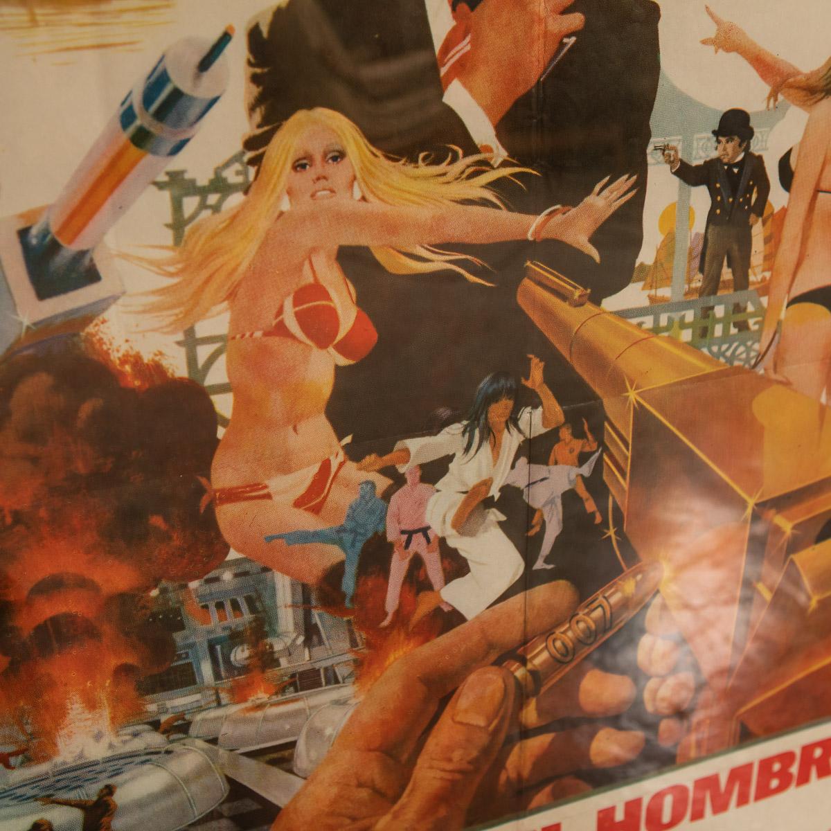 Original Argentinian Release James Bond 'Man with The Golden Gun' Poster, c.1974 5