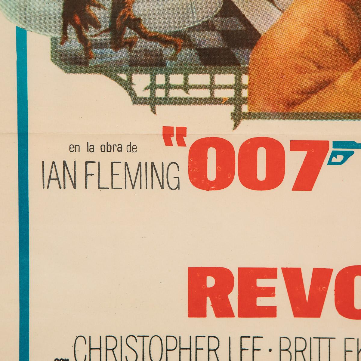 Original Argentinian Release James Bond 'Man with The Golden Gun' Poster, c.1974 2