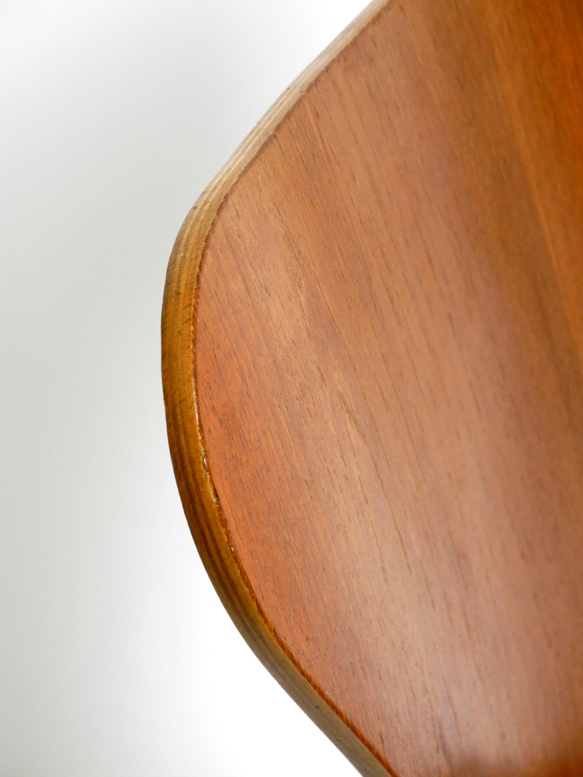 Original Arne Jacobsen Teak Chair from 1972 Mod. 3107 6