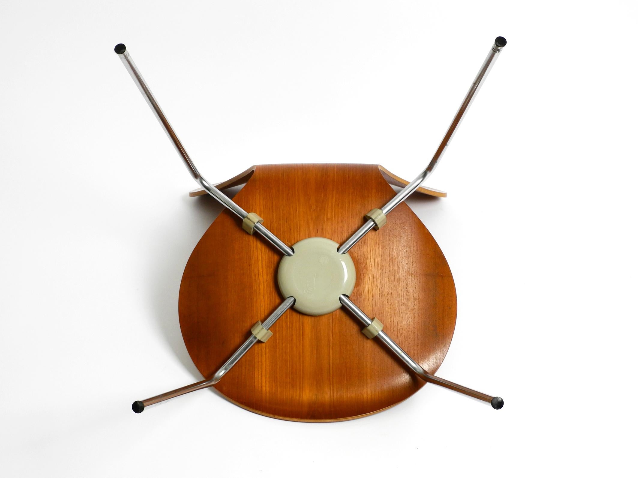 Original Arne Jacobsen Teak Chair from 1972 Mod. 3107 2