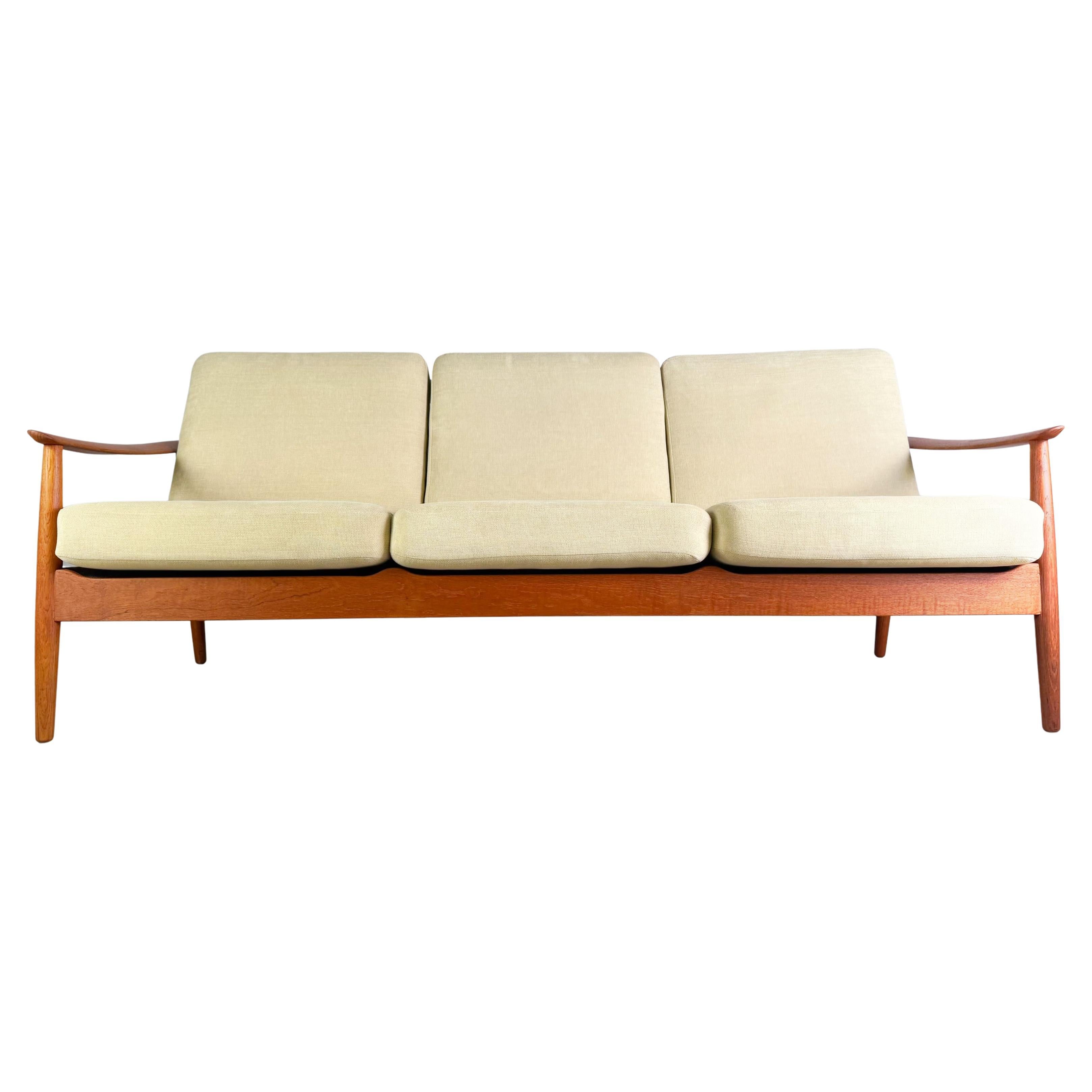 Original Arne Vodder Sofa Midcentury France & Søn Daverkosen Couch