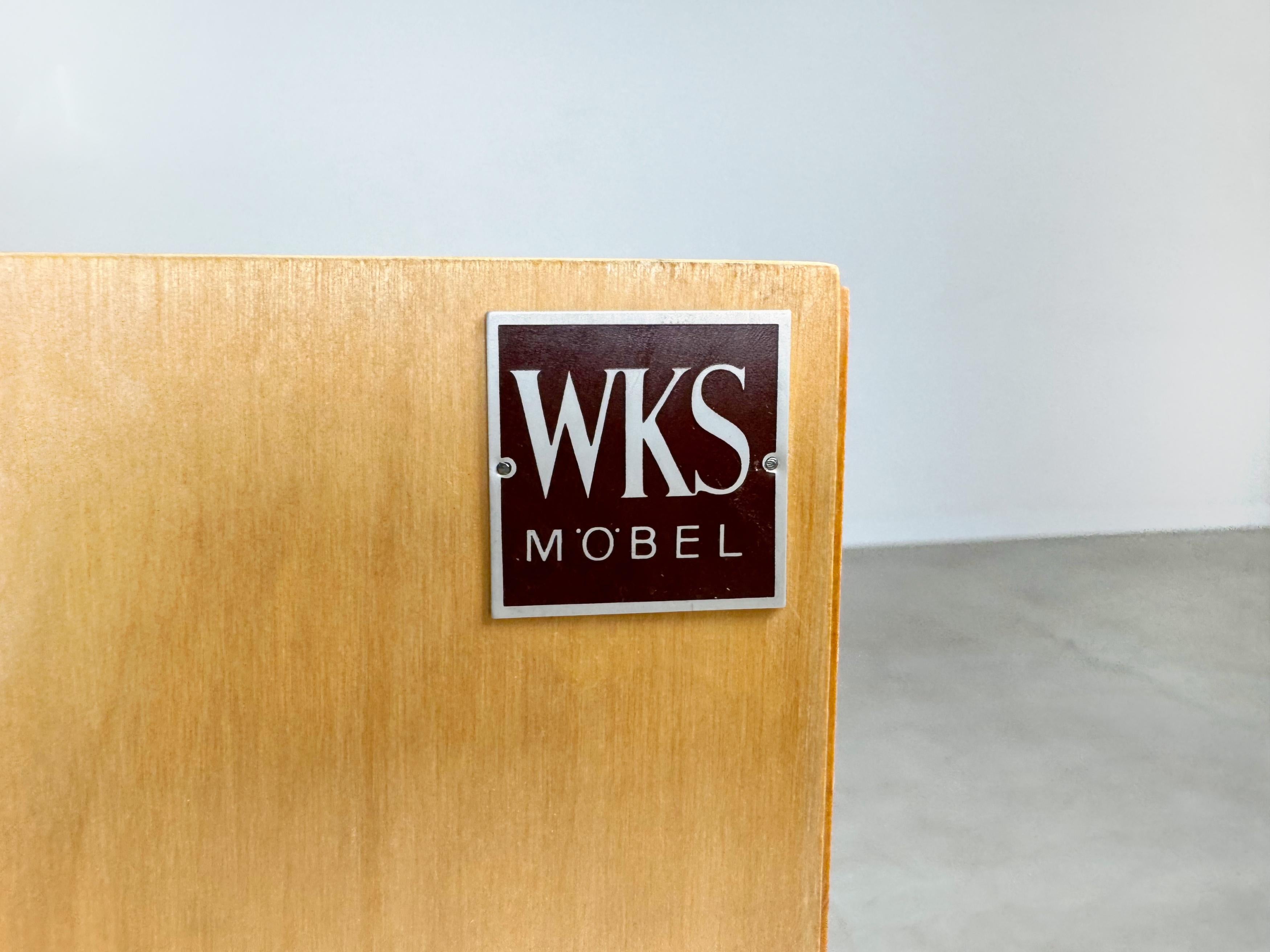 Betulla Credenza originale Arno Lambrecht del Medioevo WK Möbel WKS8 in vendita