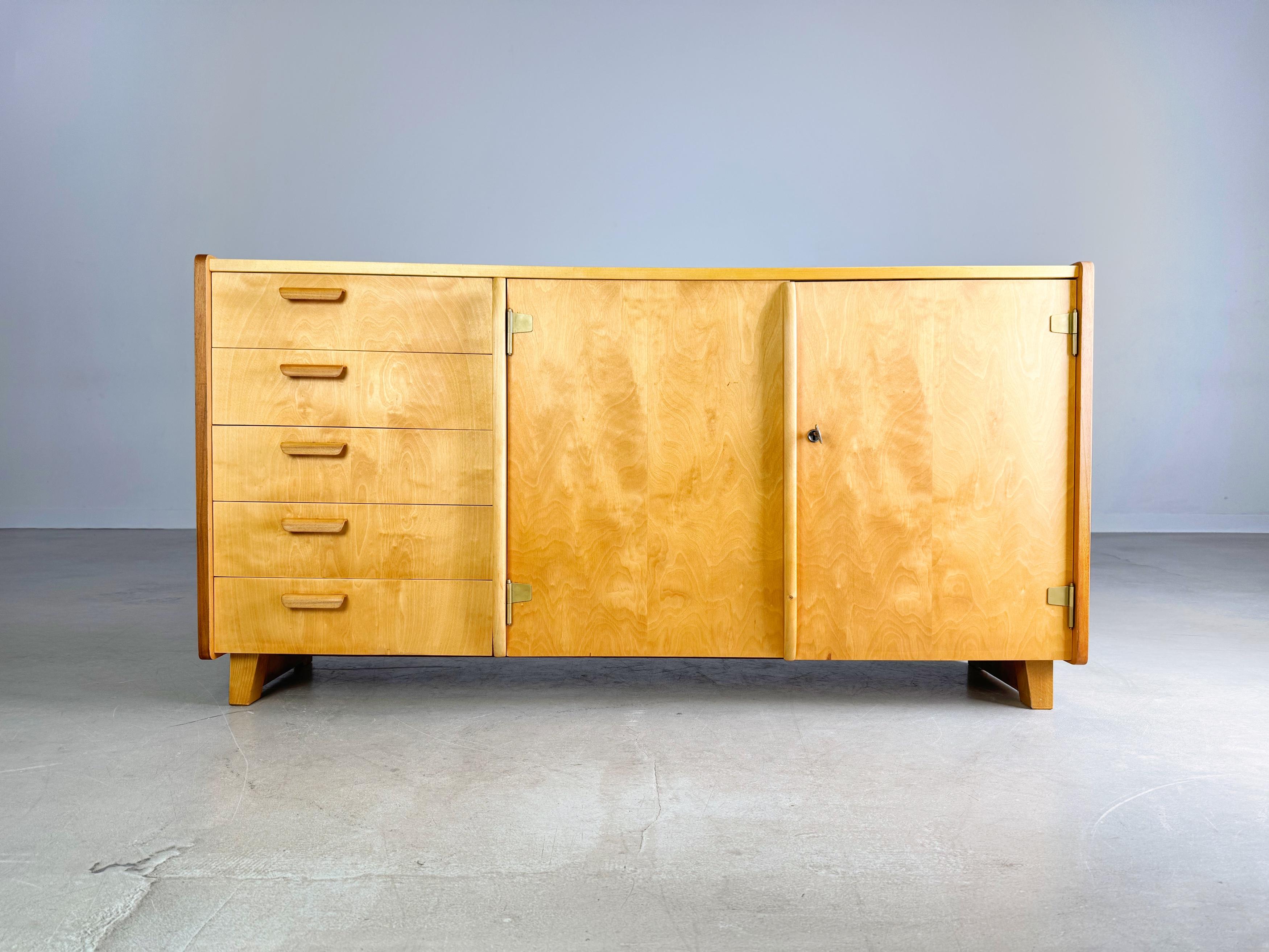Mid-Century Modern Original Arno Lambrecht Midcentury Sideboard WK Möbel WK S 8 For Sale