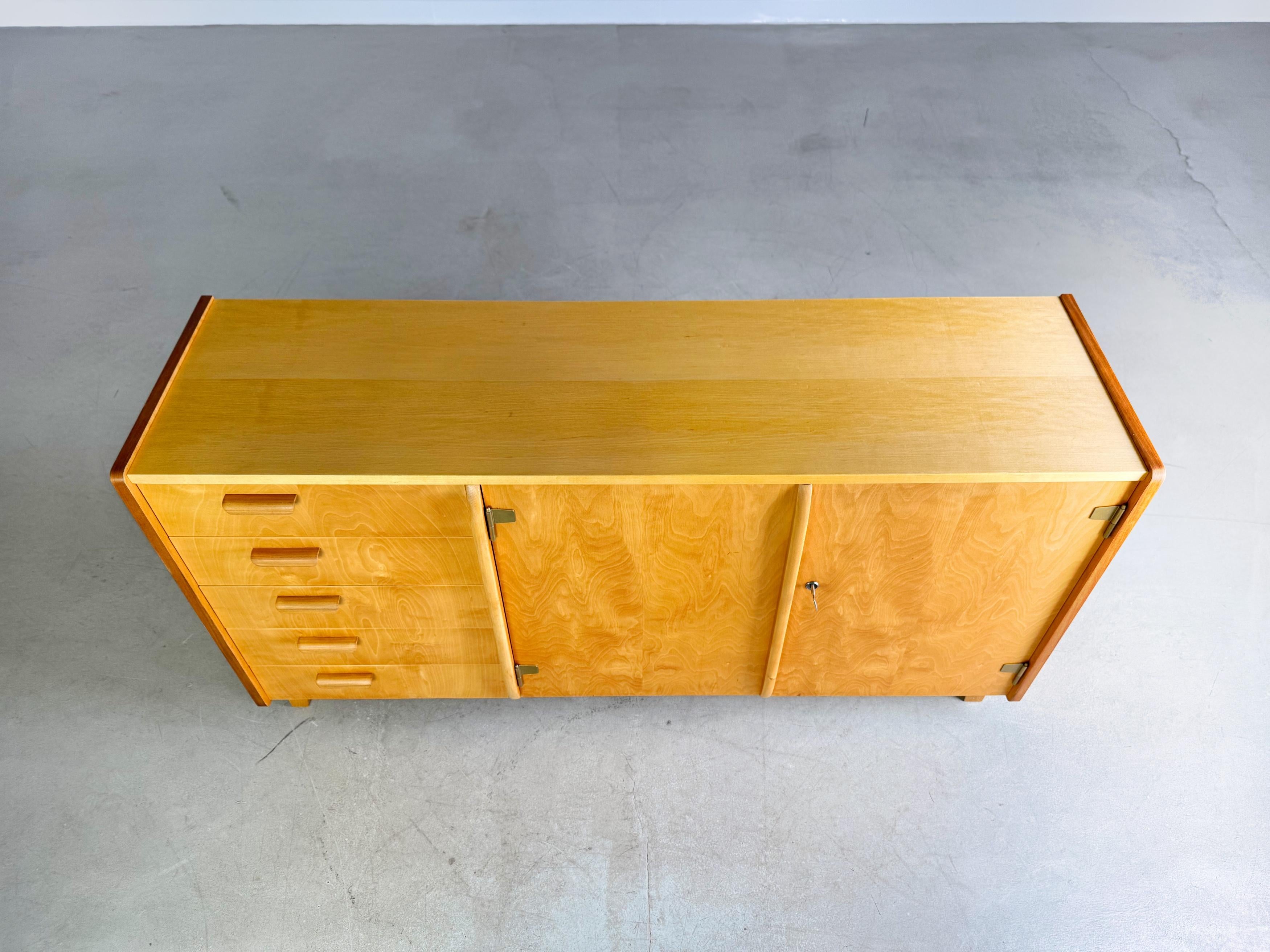 German Original Arno Lambrecht Midcentury Sideboard WK Möbel WK S 8 For Sale