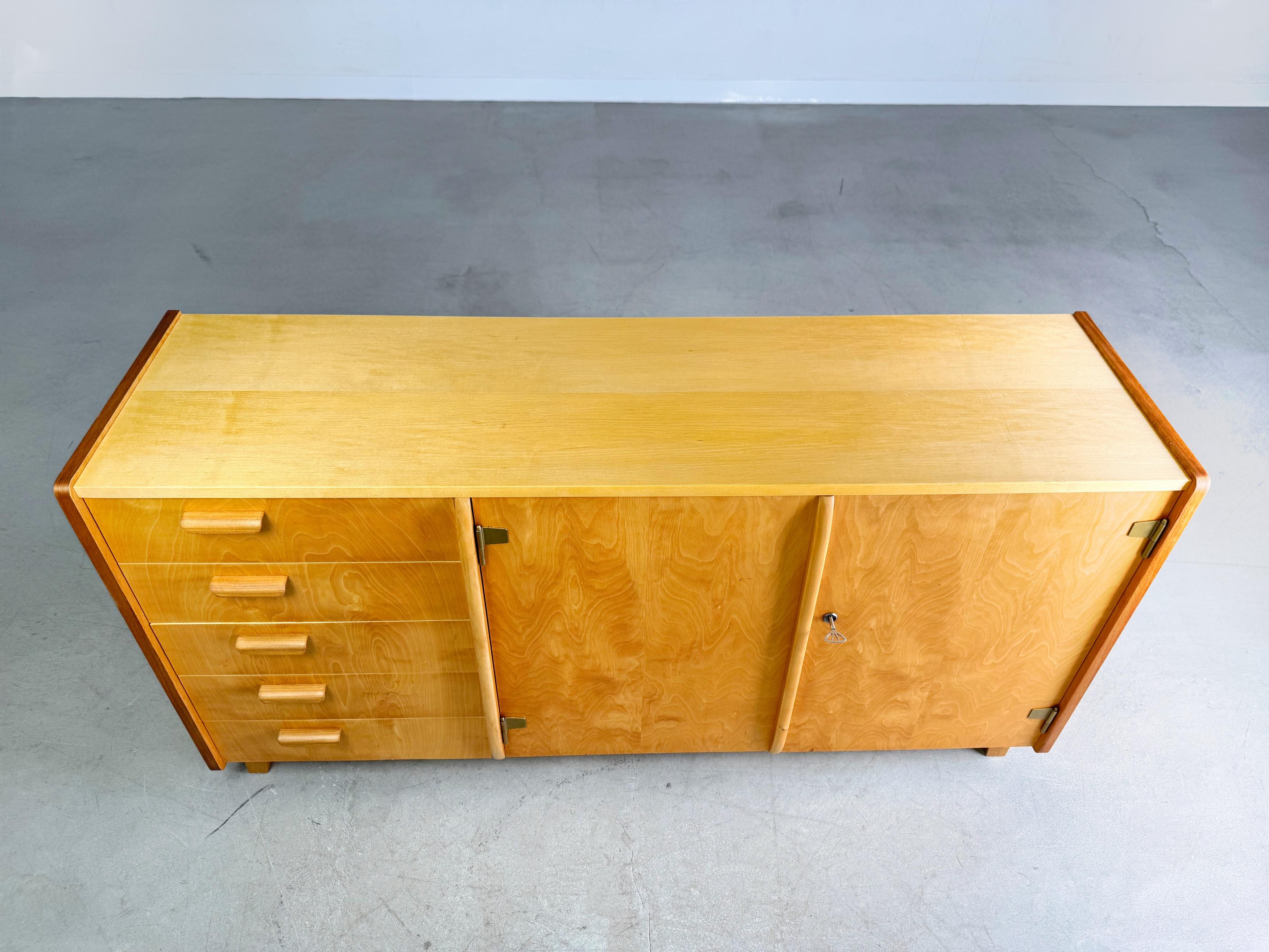 Original Arno Lambrecht Midcentury Sideboard WK Möbel WK S 8 For Sale 1