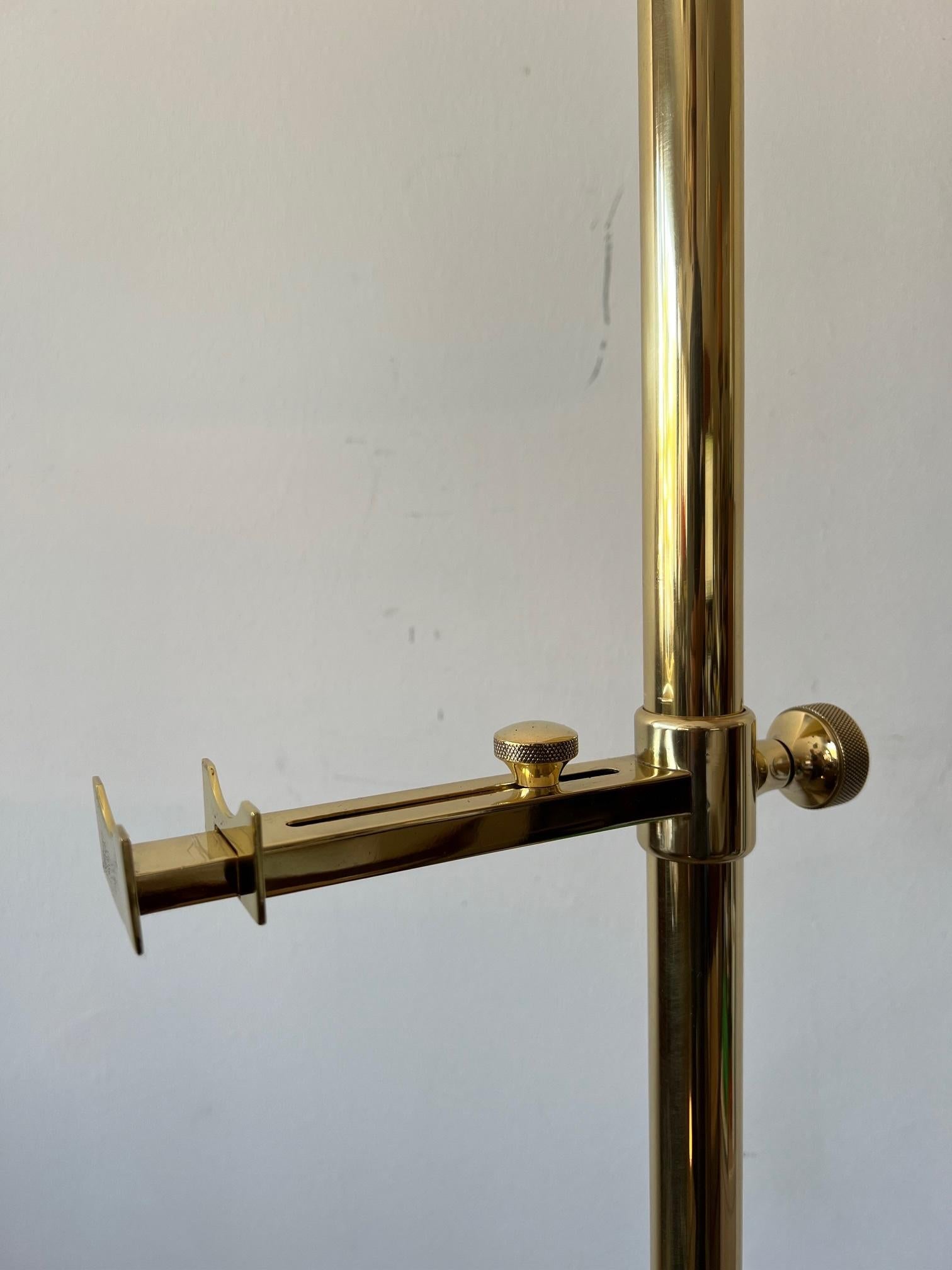 Mid-Century Modern Original Arredoluce Brass Easel Lamp ca' 1950's For Sale
