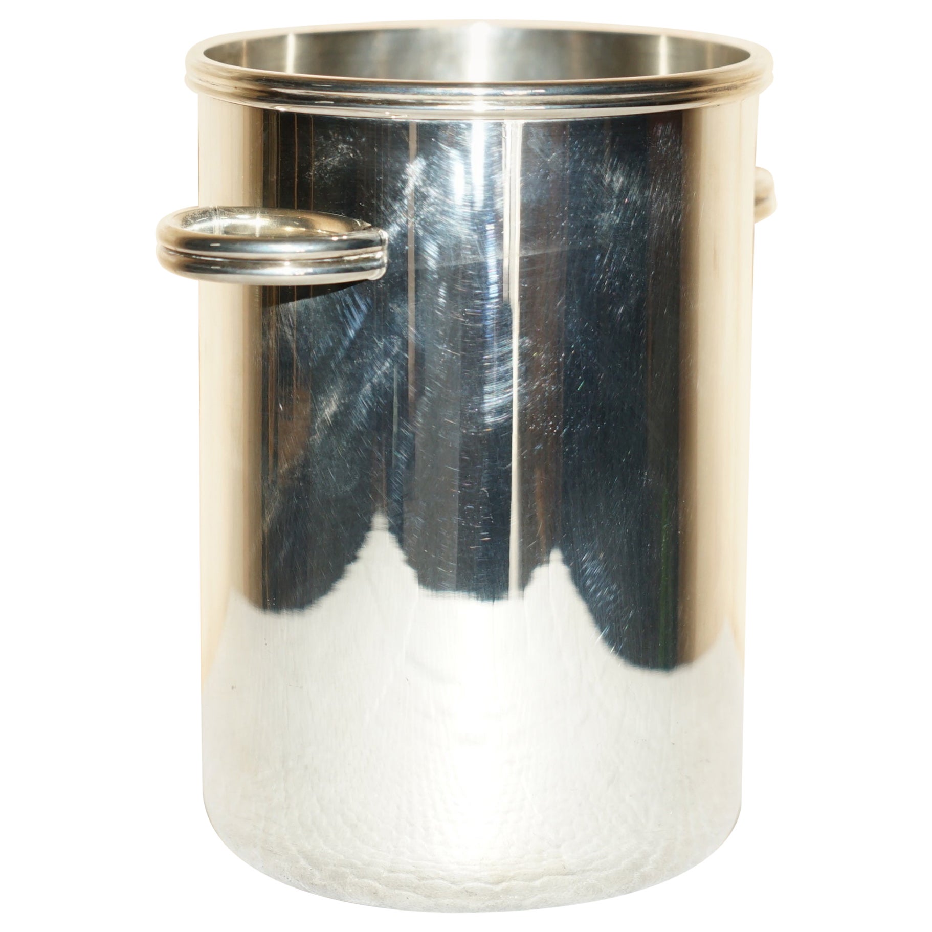 Original Art Deco 1930 Saint Hilaire Paris Silver Plated Ice Champaign Bucket