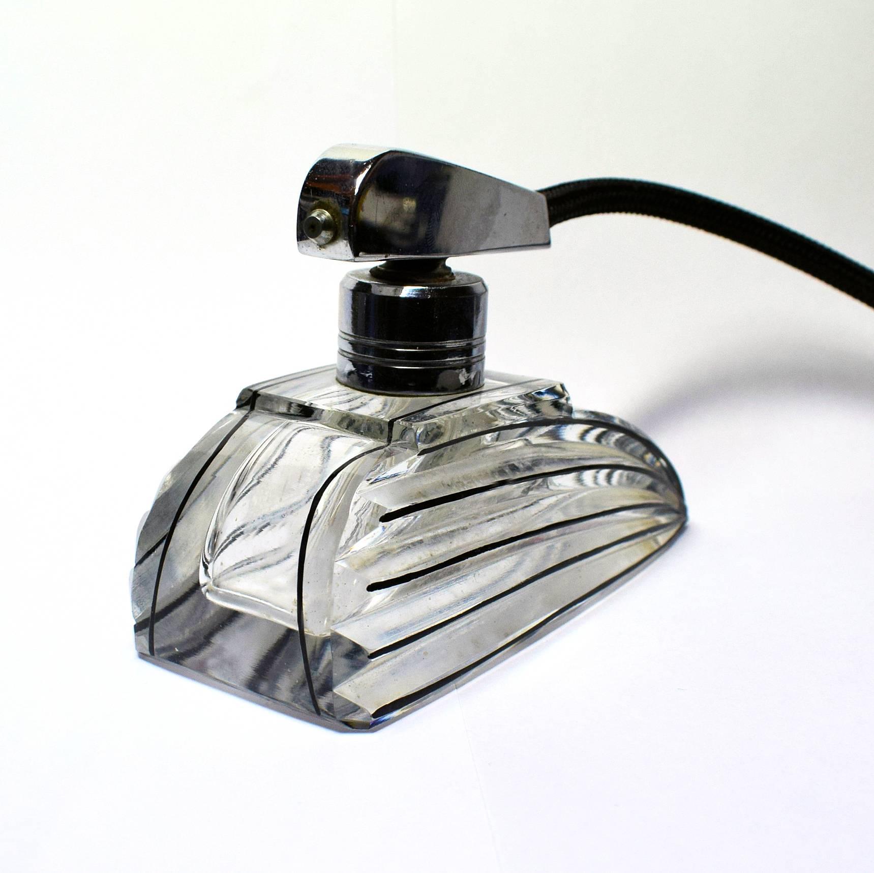 Original Art Deco Atomiser Bottle, 1930s In Good Condition In Devon, England