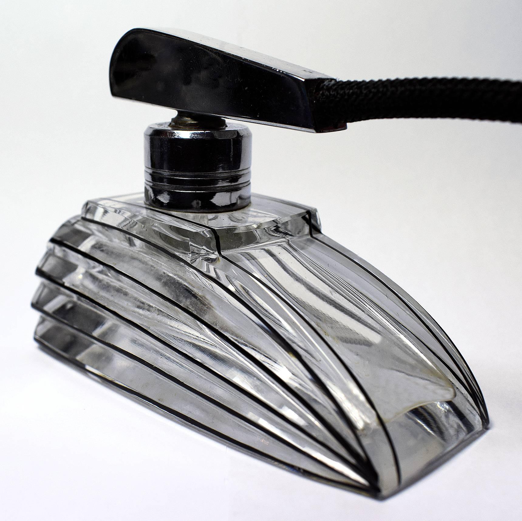 20th Century Original Art Deco Atomiser Bottle, 1930s